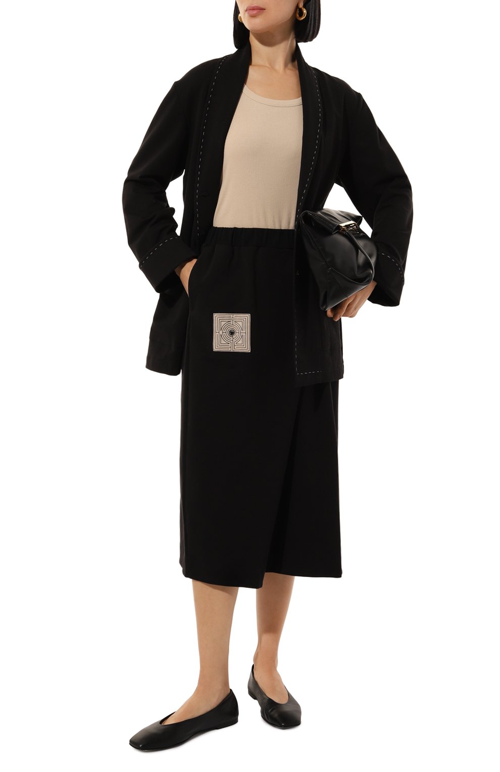 Хлопковая юбка MIDGARD PARIS, арт. FA1-SK2802-BK, фото 2