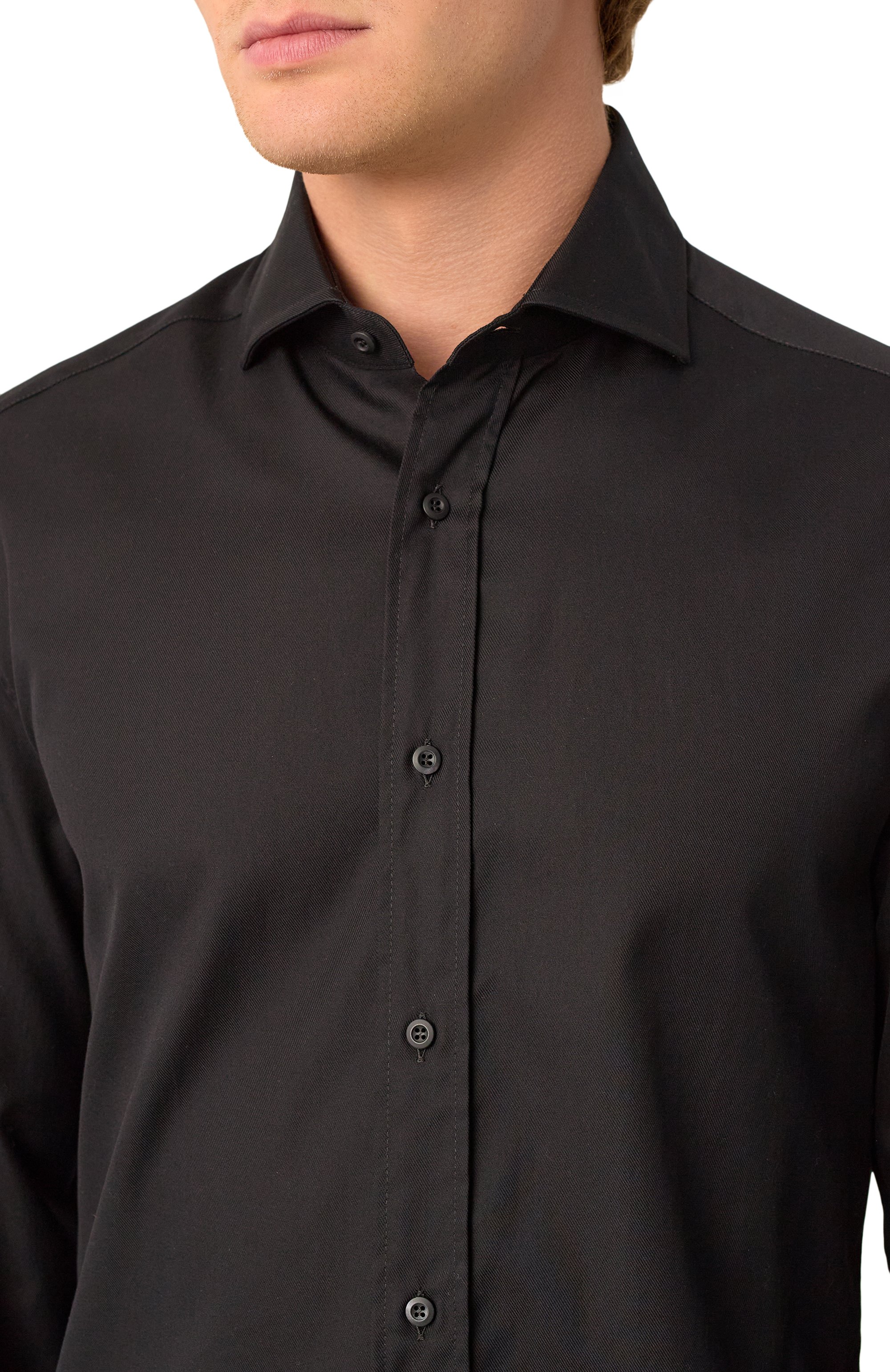 Хлопковая сорочка BRUNELLO CUCINELLI, арт. MW6041718, фото 5