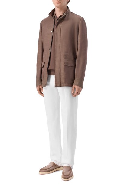 Джинсы KITON белого цвета по цене 129500 руб., арт. UPR005RK0602H, фото 2 Джинсы KITON, арт. UPR005RK0602H, фото 2