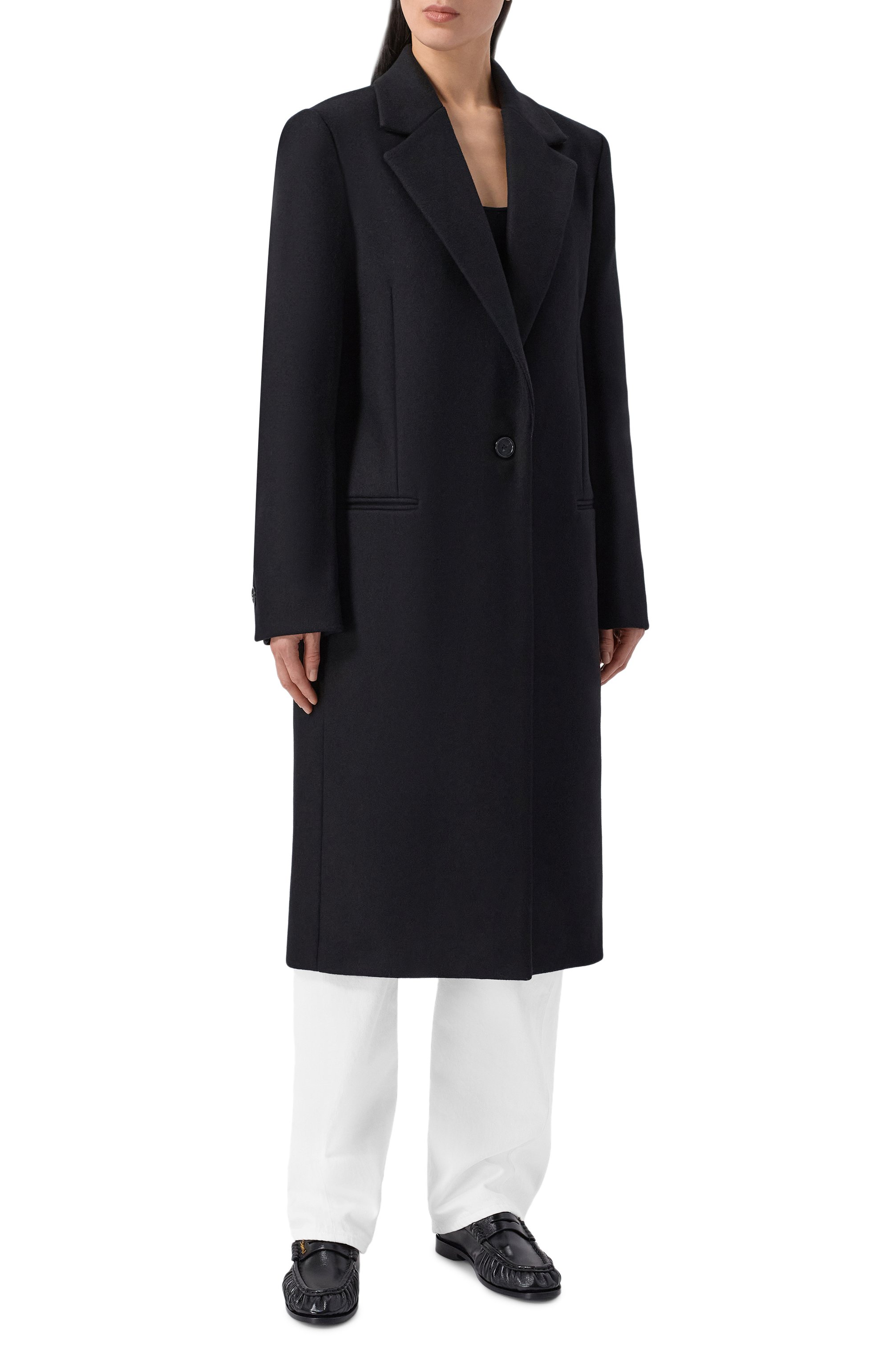 Шерстяное пальто TOTEME, арт. 261-WR00198-FB0005, фото 3