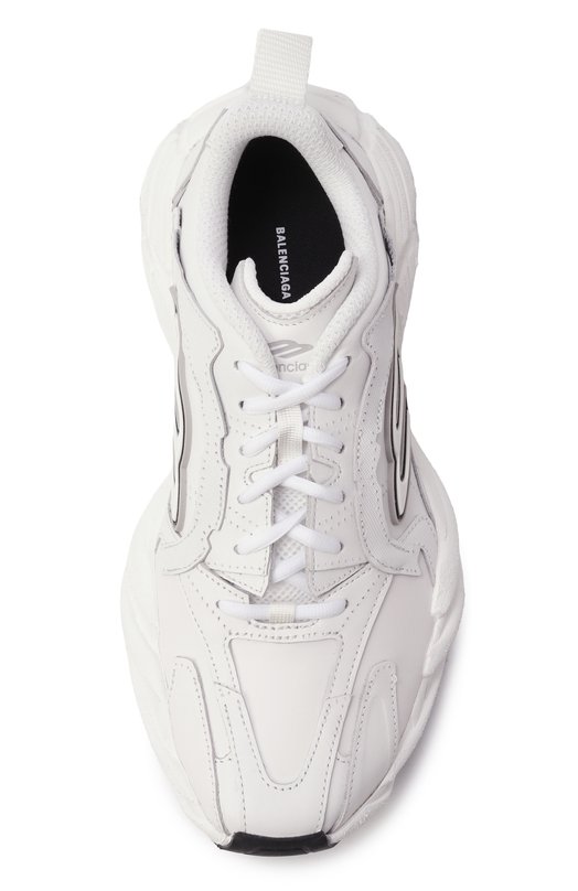 Кожаные кроссовки Monday Balenciaga 825417/WDTSC Белый  825417/WDTSC Фото 6