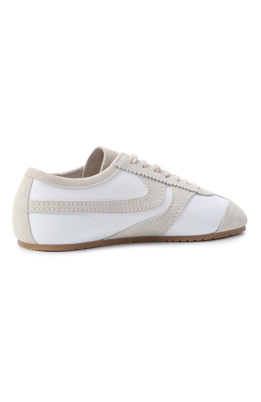 Кожаные кеды Dries Van Noten 021725-117-001 Белый  021725-117-001 Фото 5