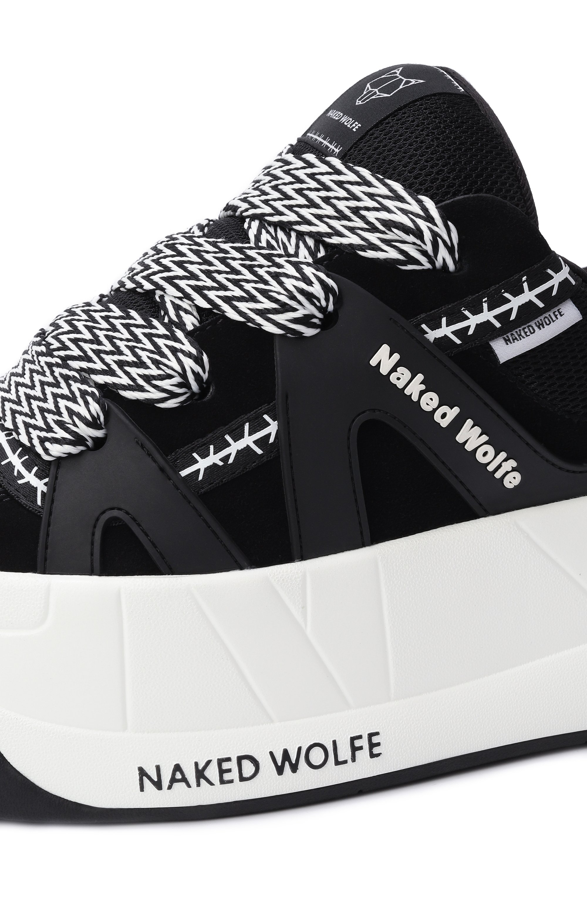 Комбинированные кеды slider NAKED WOLFE, арт. SLIDER/SUEDE, фото 7