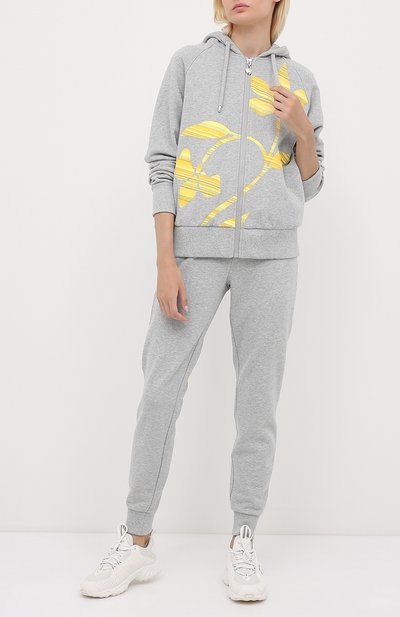 Хлопковая толстовка ESCADA SPORT серого цвета по цене 44350 руб., арт. 5033926, фото 2 Хлопковая толстовка ESCADA SPORT, арт. 5033926, фото 2