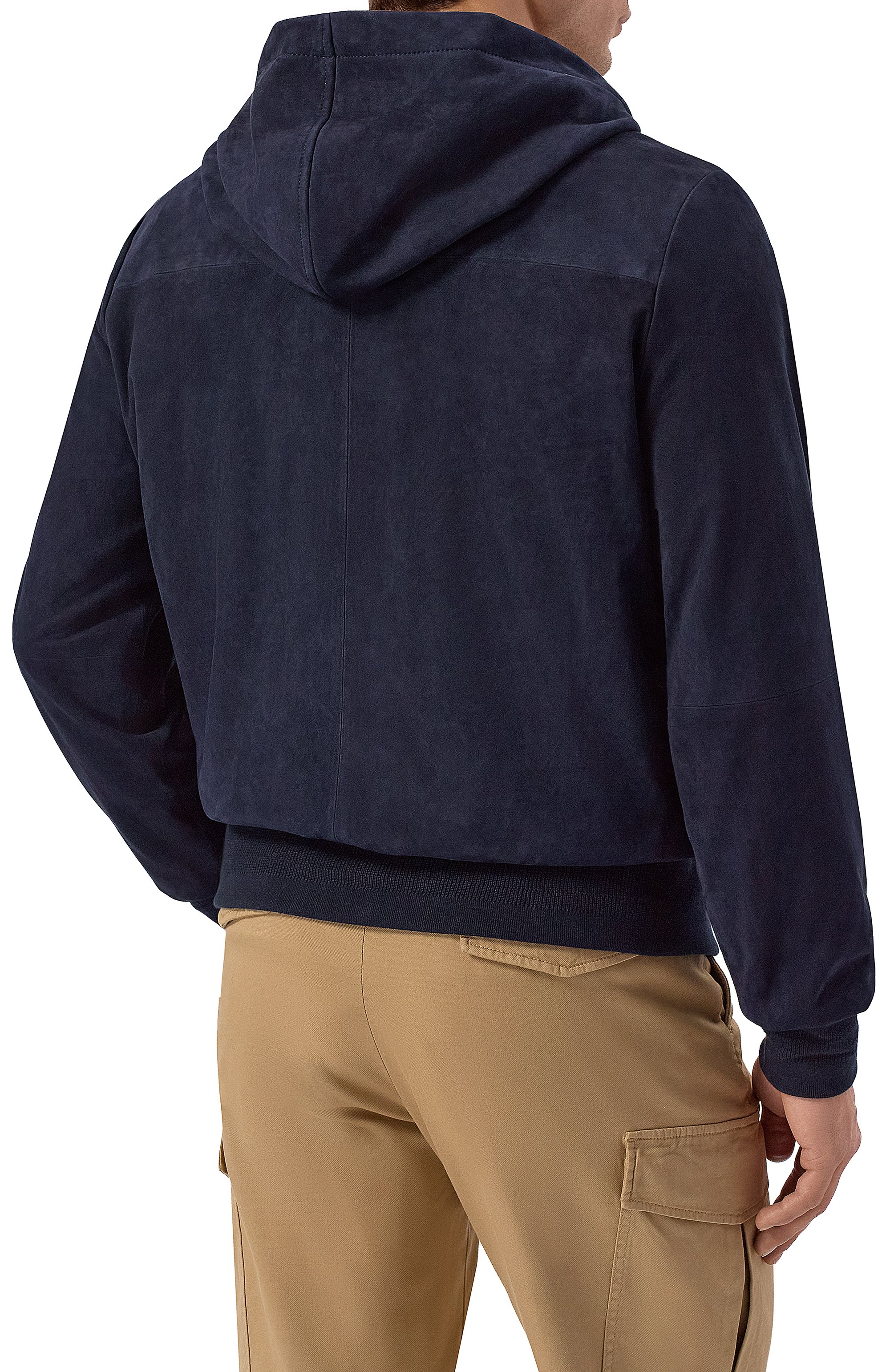 Замшевый бомбер JACOB COHEN, арт. JUE_H0091 080 D1391 RW, фото 4