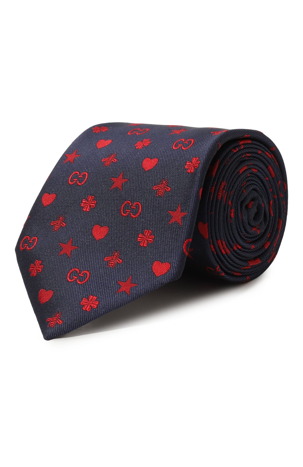 Шелковый галстук GUCCI, арт. 545834 4E017, фото 1