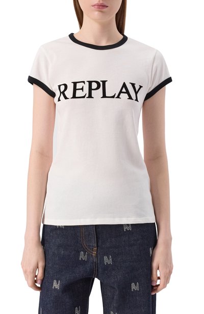 Хлопковая футболка REPLAY, арт. W3479 .000.23792P, фото 3