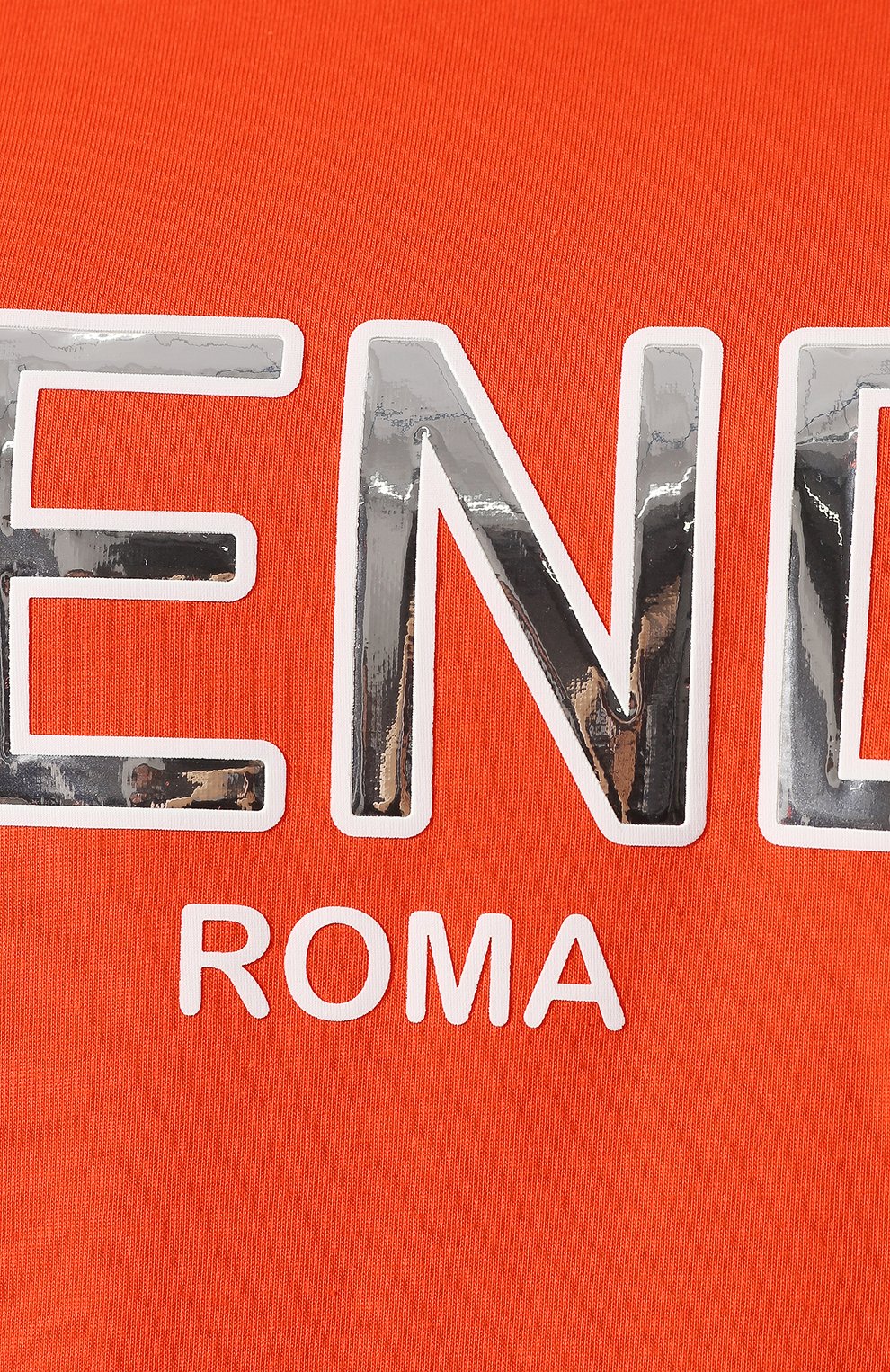 Хлопковая футболка FENDI, арт. FAF077 A6JE, фото 5