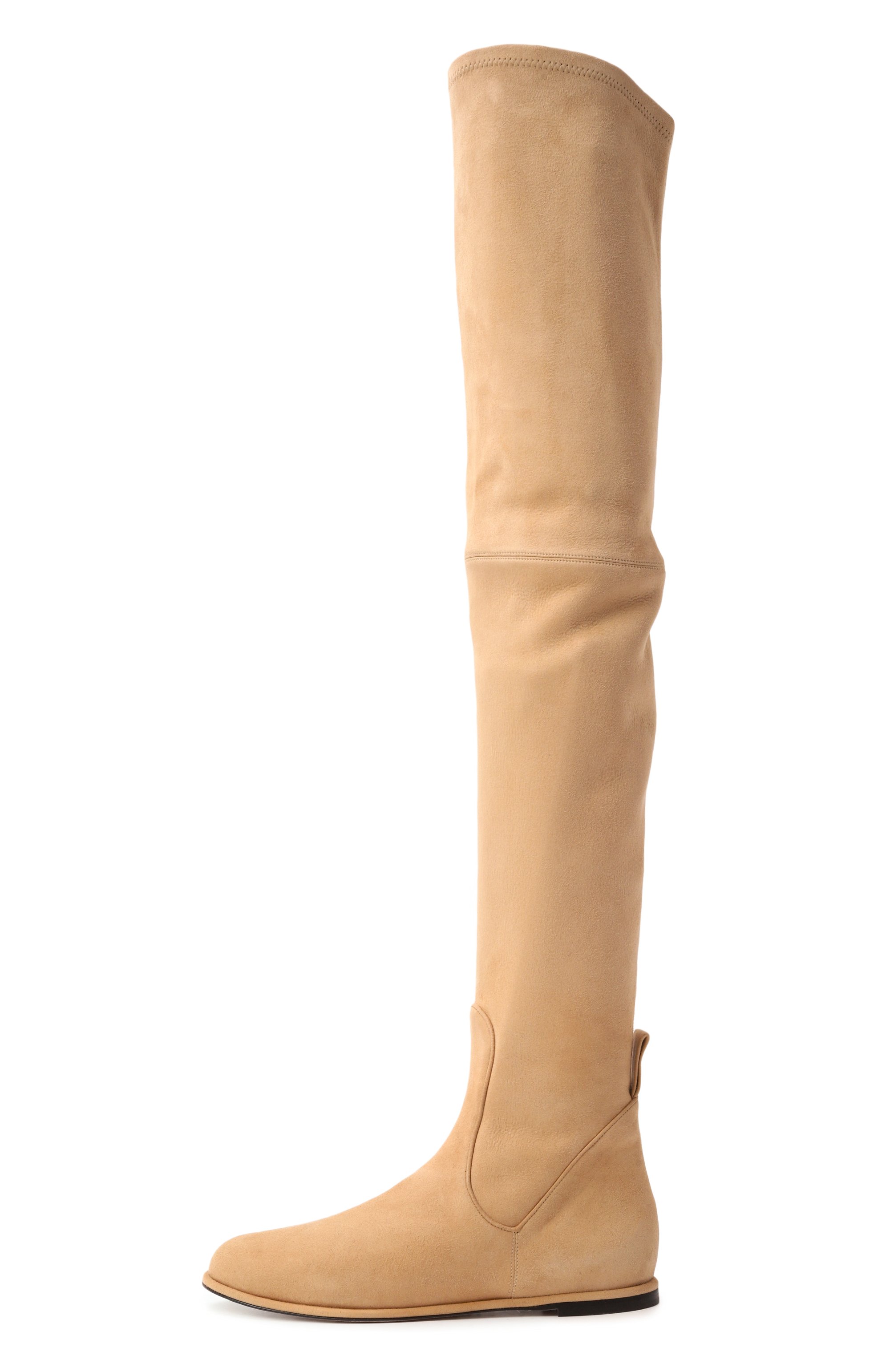 Замшевые ботфорты KITON, арт. D60833K0520H03, фото 4