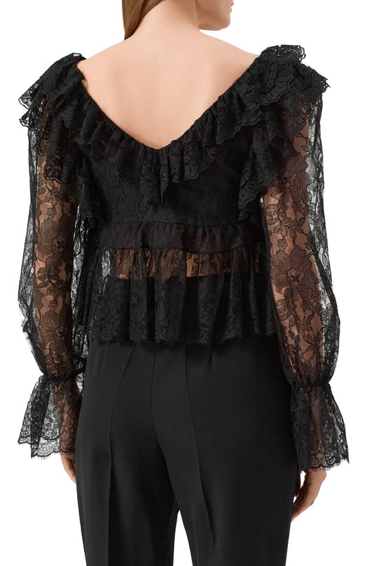 Блузка Chloé CHC25SHT15400 Чёрный  CHC25SHT15400 Фото 4
