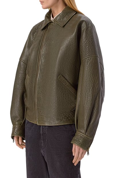 Утепленная кожаная куртка PETAR PETROV, арт. S26LJ2, фото 3