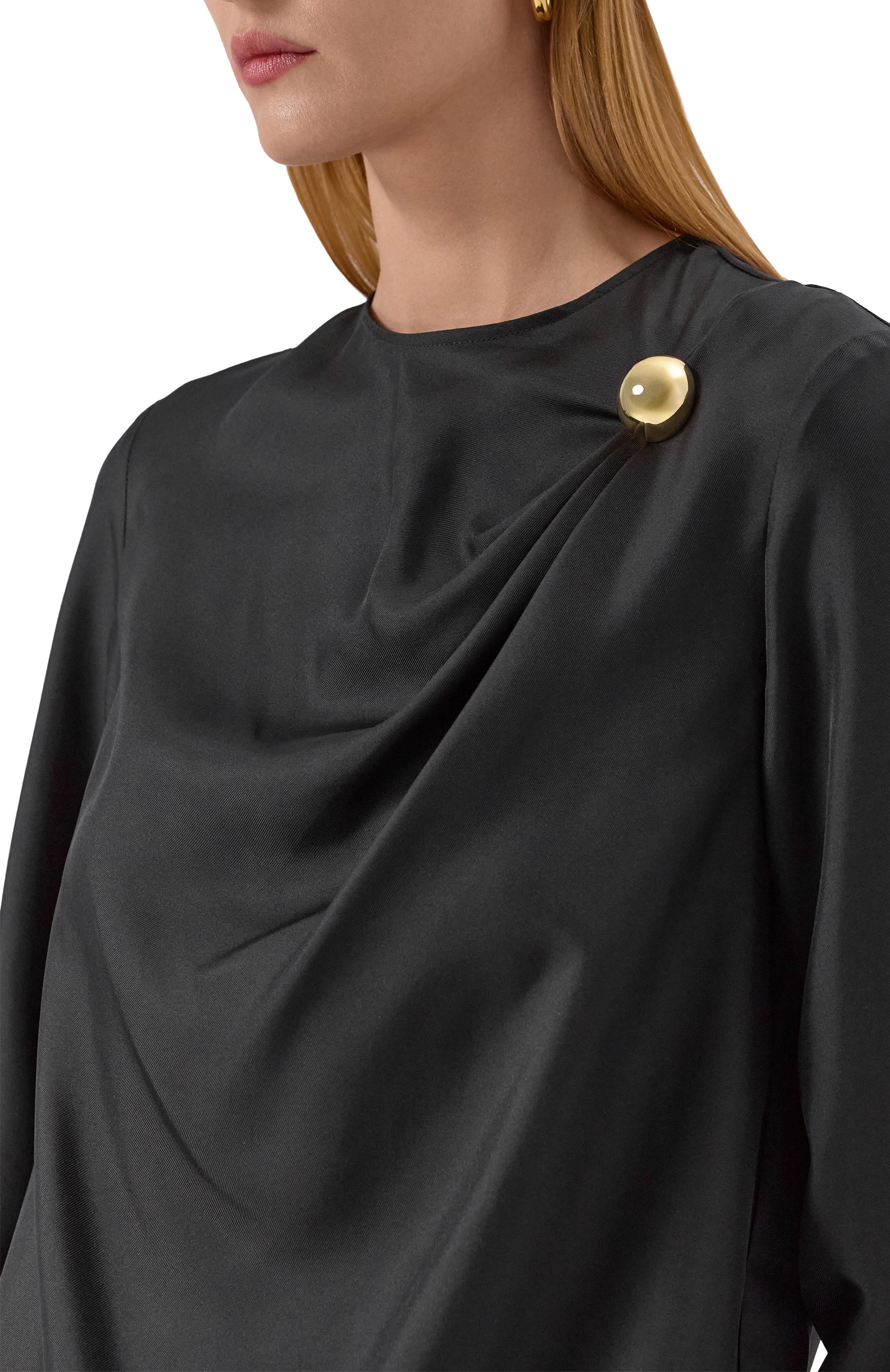 Шелковая блузка LOULOU DE SAISON, арт. AZAE, фото 5