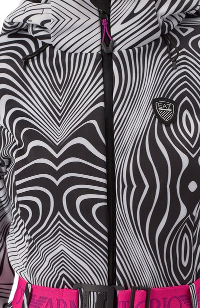 Комбинезон EA7 черно-белого цвета по цене 83800 руб., арт. 6DTD02/TN8HZ, фото 5 Комбинезон EA7, арт. 6DTD02/TN8HZ, фото 5