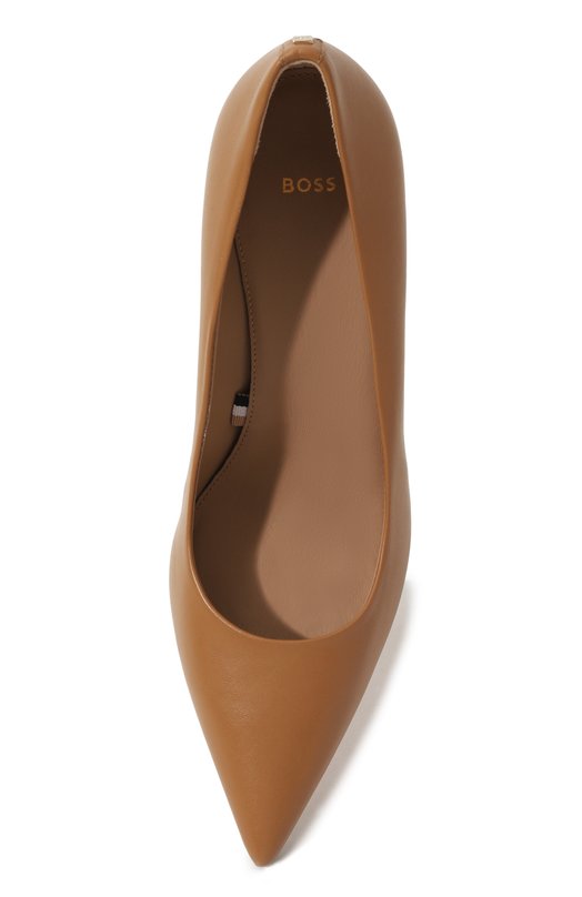 Кожаные туфли BOSS 50498836 Бежевый  50498836 Фото 6