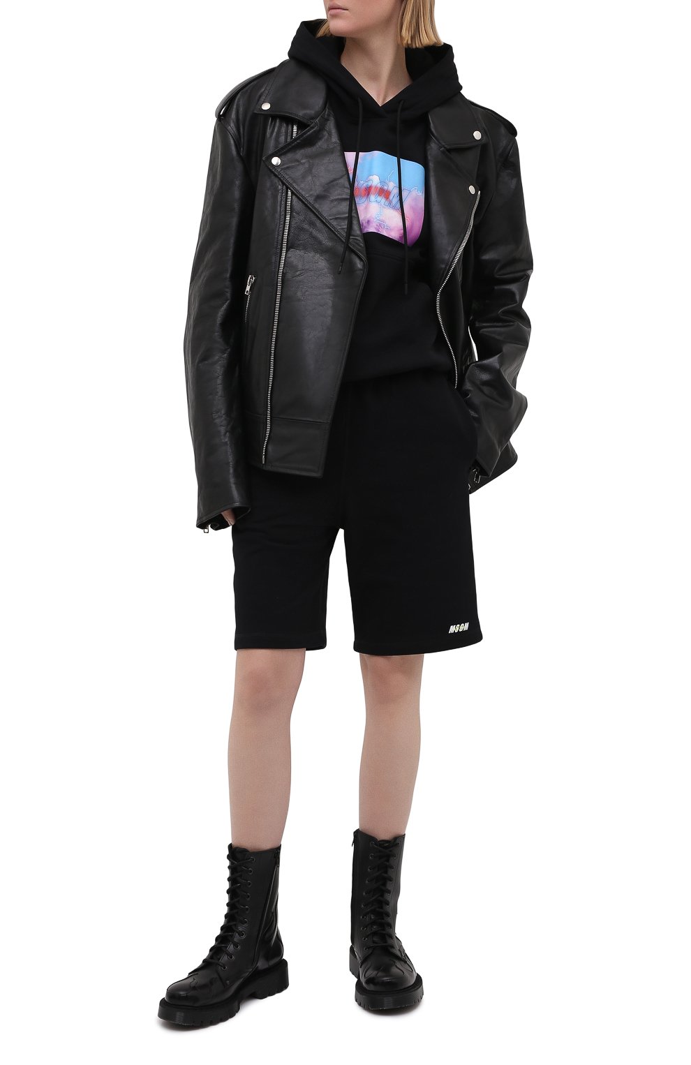 Хлопковое худи MSGM, арт. 3045MDM06 217299, фото 2