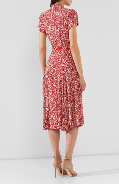Платье с поясом POLO RALPH LAUREN красного цвета по цене 31400 руб., арт. 211763038, фото 4 Платье с поясом POLO RALPH LAUREN, арт. 211763038, фото 4