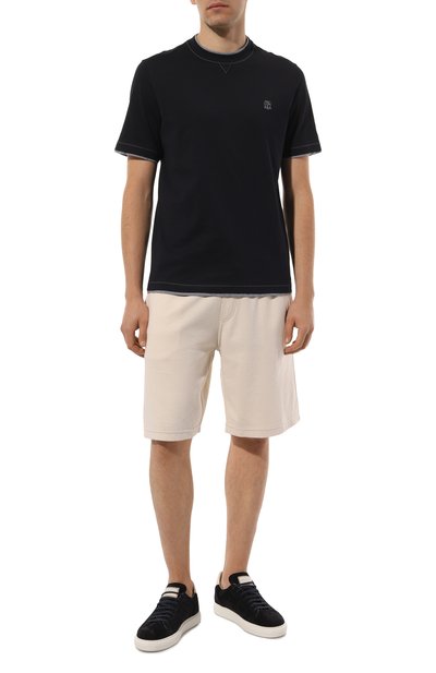 Хлопковые шорты BRUNELLO CUCINELLI, арт. M0T353242G, фото 2