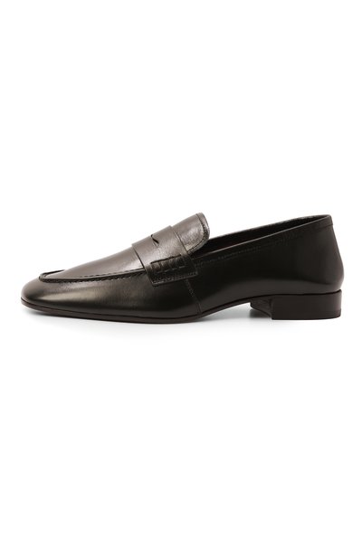 Кожаные пенни-лоферы DRIES VAN NOTEN темно-зеленого цвета по цене 93700 руб., арт. 131711/0103, фото 4 Кожаные пенни-лоферы DRIES VAN NOTEN, арт. 131711/0103, фото 4