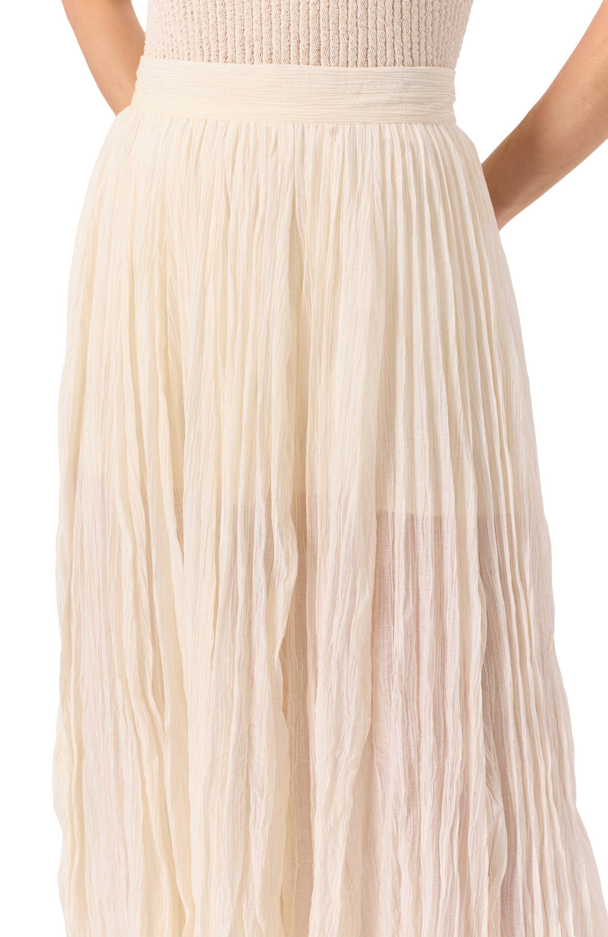 Хлопковая юбка TOTEME, арт. 243-WRB0197-FB0200, фото 5