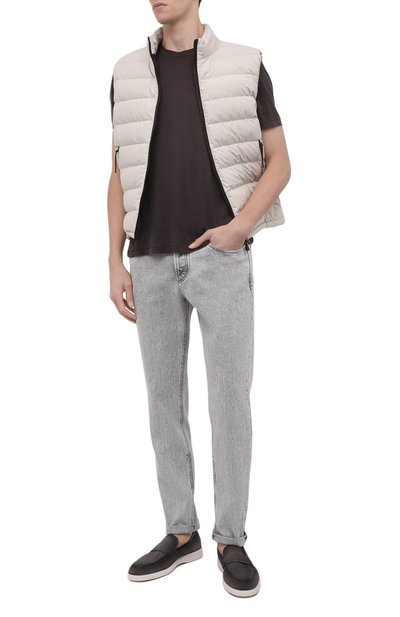 Замшевые лоферы SANTONI, арт. MGDG17101BARBGEXG62, фото 2