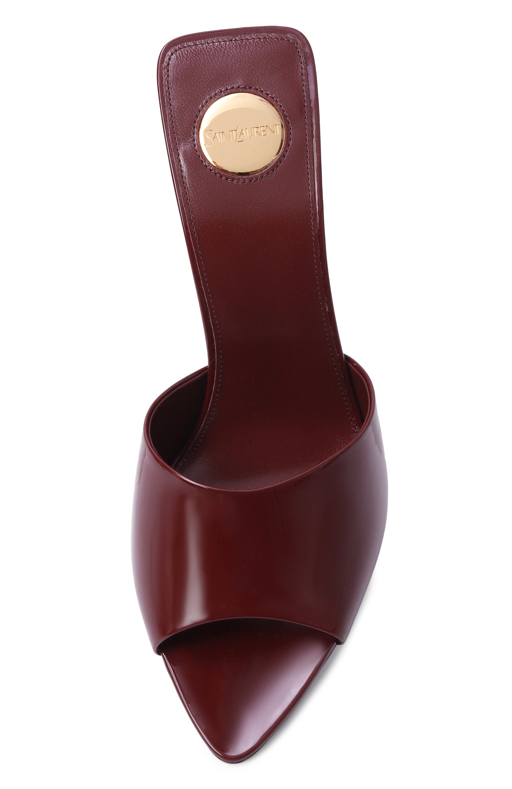 Лакированные мюли romy 90 SAINT LAURENT, арт. 806669/1TV00, фото 6