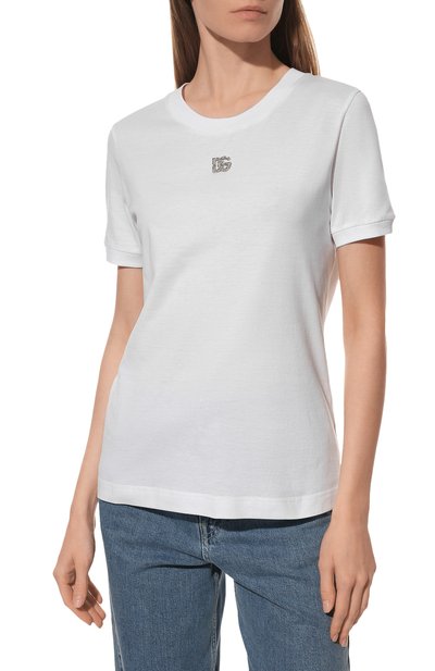 Хлопковая футболка DOLCE & GABBANA, арт. F8N08Z/G7B3U, фото 3