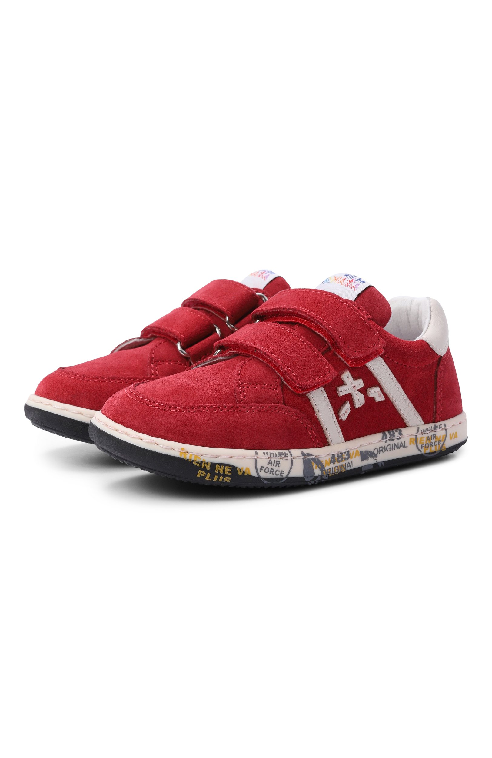 Замшевые кеды wally PREMIATA WILL BE красного цвета по цене 18500 руб., арт. 32349502/BABY WALLY V, фото 1 Замшевые кеды wally PREMIATA WILL BE, арт. 32349502/BABY WALLY V, фото 1