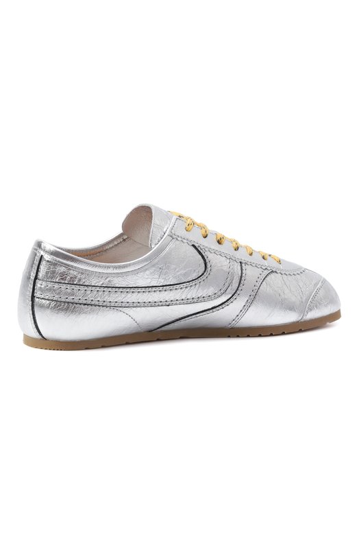 Кожаные кеды Dries Van Noten WS251-1160 Серебряный  WS251-1160 Фото 5