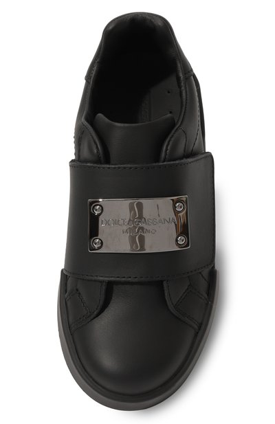 Кожаные кеды DOLCE & GABBANA, арт. DA5156/A3444/29-36, фото 4