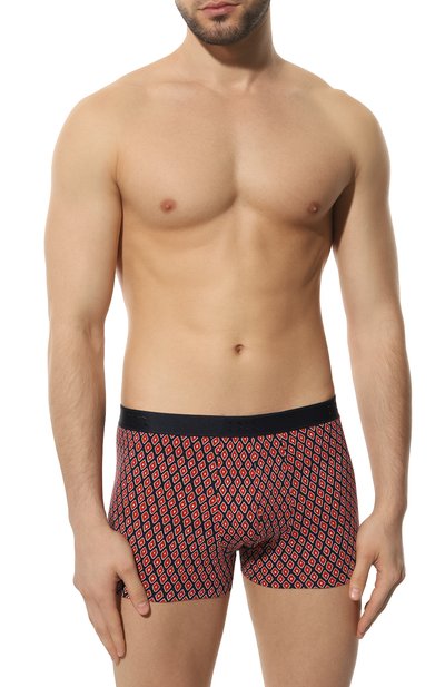 Хлопковые боксеры DEREK ROSE красного цвета по цене 6300 руб., арт. 8615-DIAM001, фото 2 Хлопковые боксеры DEREK ROSE, арт. 8615-DIAM001, фото 2