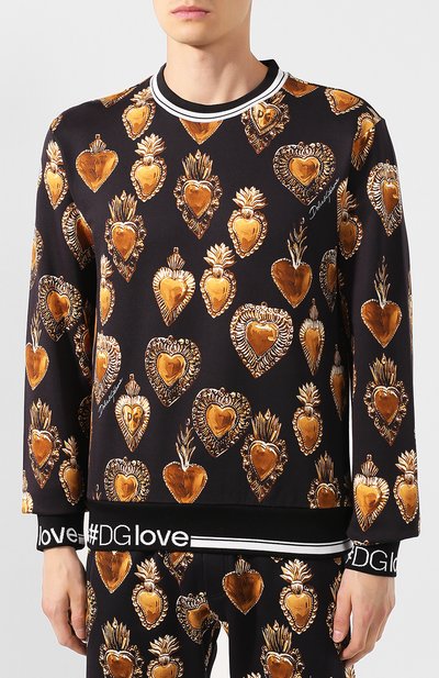 Хлопковый свитшот DOLCE & GABBANA, арт. G90W6T/FS77I, фото 3