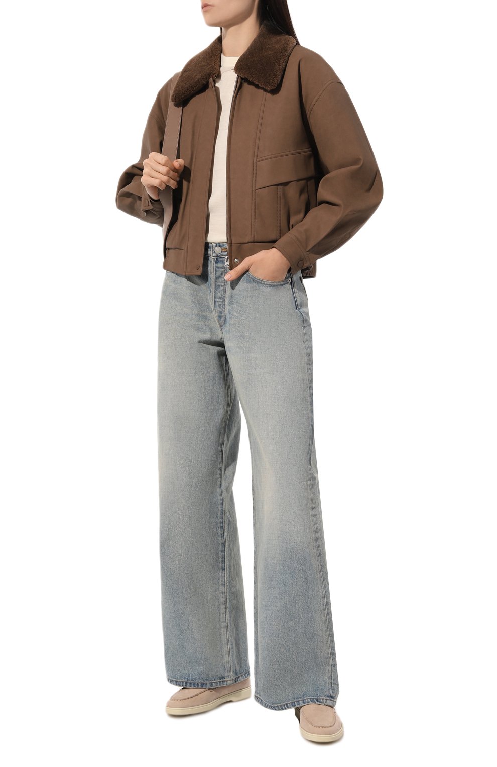 Лоферы из нубука yalta SANTONI, арт. WUYA58856TISNSV9, фото 2