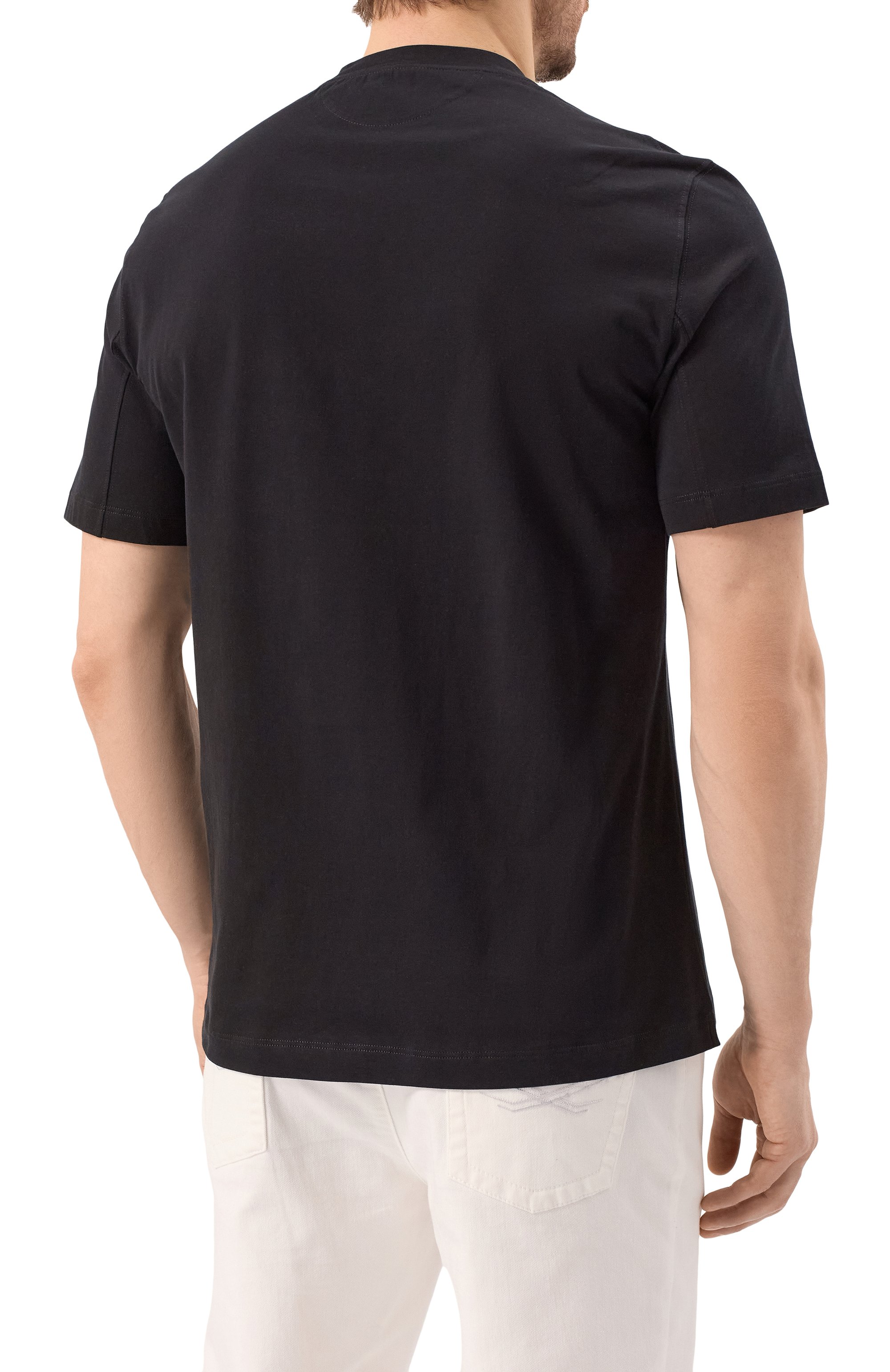 Хлопковая футболка BRUNELLO CUCINELLI, арт. M0B138440, фото 4