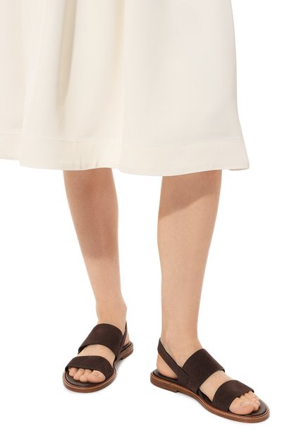 Замшевые сандалии SANTONI, арт. WHMF56451HP1BMGD, фото 3