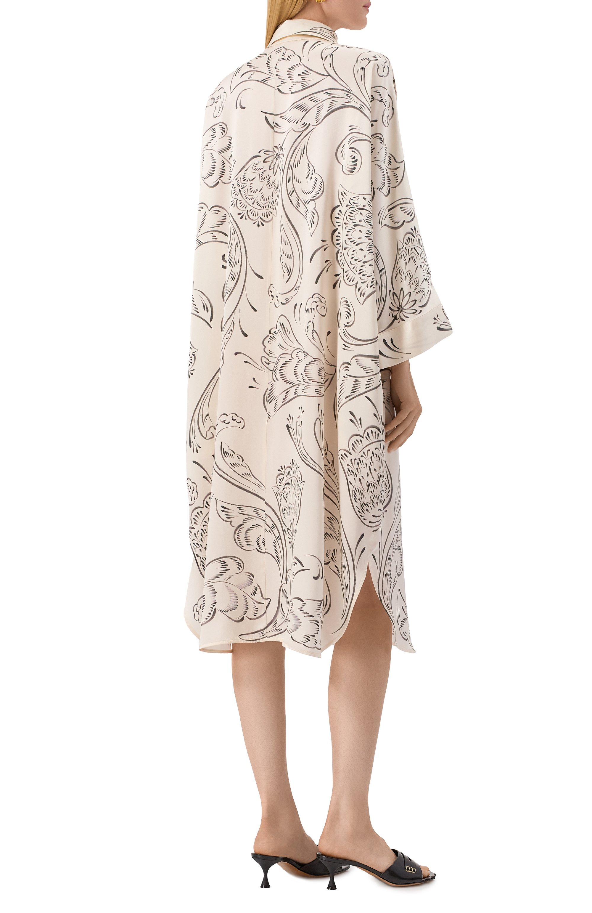 Шелковое платье ХОХЛОМА Х АЛЕНА АХМАДУЛЛИНА, арт. WTD2112, фото 4