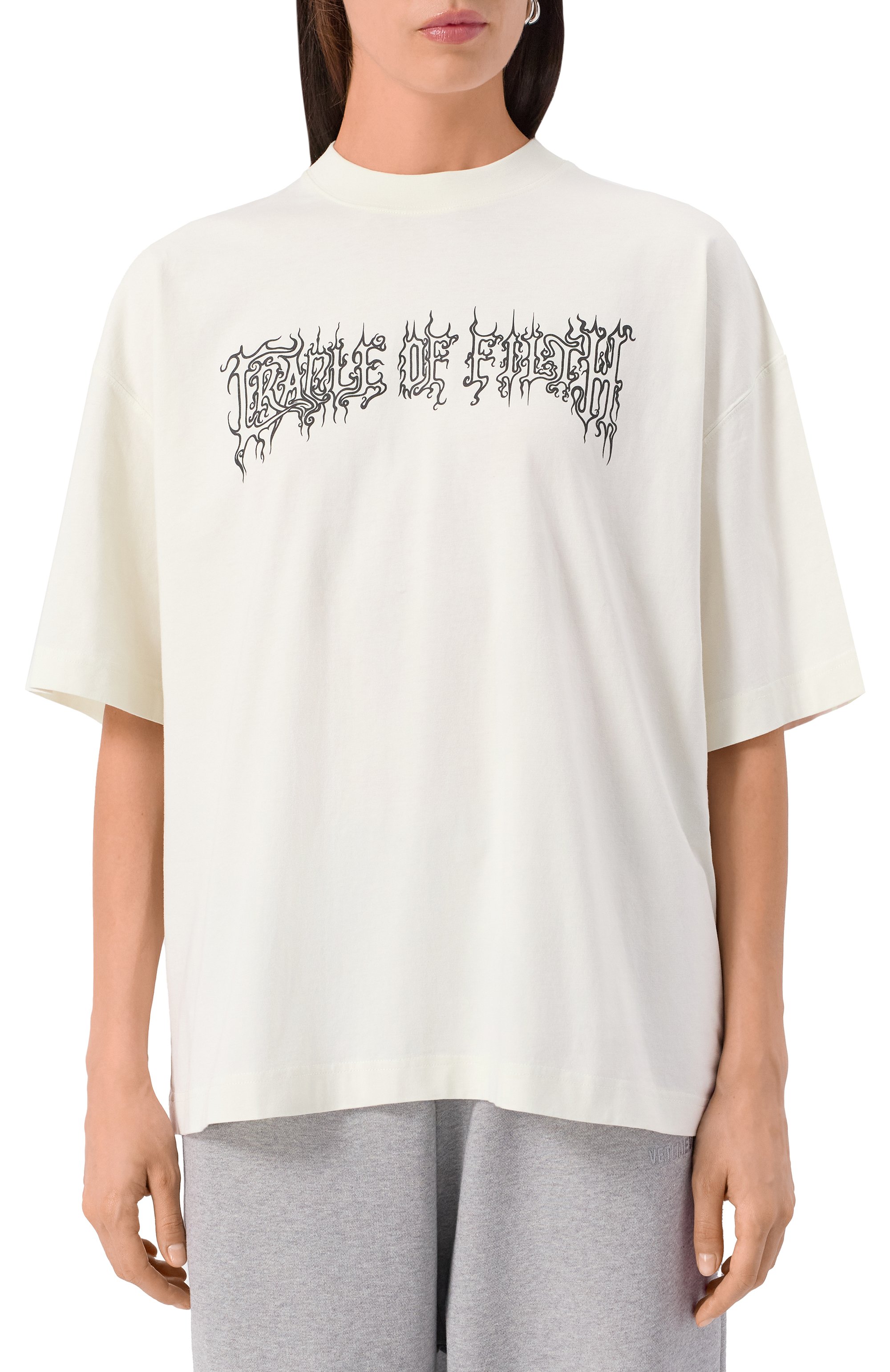 Хлопковая футболка VETEMENTS, арт. UCF76TR100I/1000 LIGHT JERSEY, фото 6