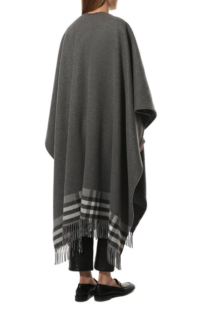Накидка из смеси шерсти и кашемира BURBERRY, арт. 8047594, фото 4