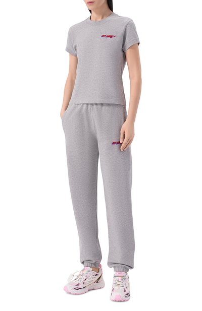 Комбинированные кроссовки be right back OFF-WHITE белого цвета по цене 67300 руб., арт. 0WIA289S26FAB001, фото 3 Комбинированные кроссовки be right back OFF-WHITE, арт. 0WIA289S26FAB001, фото 3