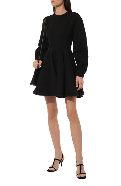 Хлопковое платье HAIKURE черного цвета по цене 35350 руб., арт. HEW08071DF109L0806, фото 2 Хлопковое платье HAIKURE, арт. HEW08071DF109L0806, фото 2