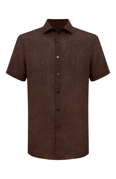 Мужская льняная рубашка ZEGNA, арт. UDX38A7/SCF5