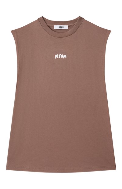 Хлопковая майка MSGM KIDS, арт. S5MSJBTH007