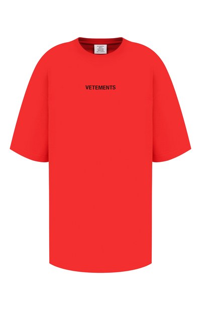 Женская хлопковая футболка VETEMENTS, арт. UAH20TR611/W