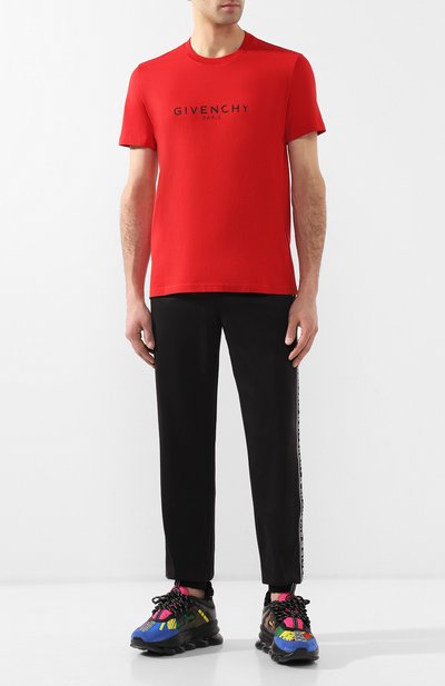 Хлопковая футболка GIVENCHY, арт. BM70K93002, фото 2