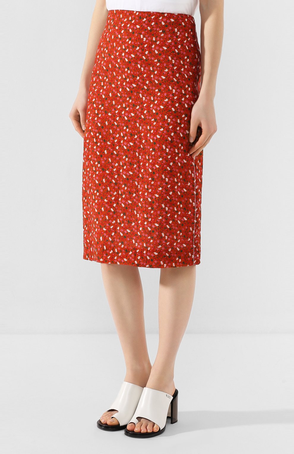 Юбка и з смеси вискозы и шелка MARNI, арт. G0MAP26U01/TV746, фото 3
