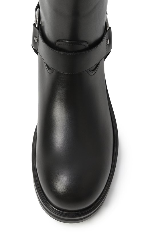 Кожаные сапоги Dolce & Gabbana A70164/AI448 Чёрный  A70164/AI448 Фото 6