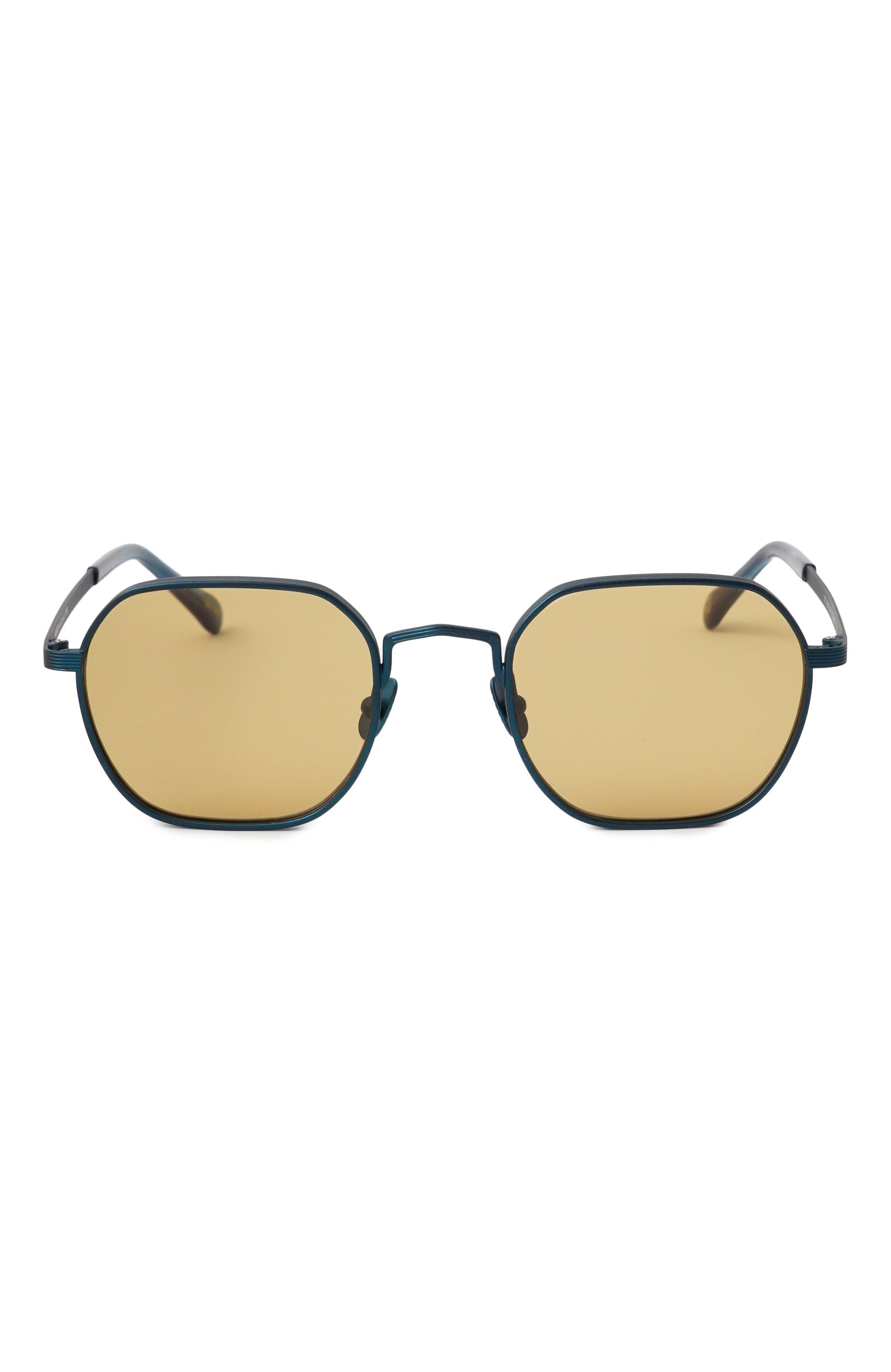Солнцезащитные очки MOSCOT желтого цвета по цене 48000 руб., арт. UTZ NAVY AMBER, фото 2 Солнцезащитные очки MOSCOT, арт. UTZ NAVY AMBER, фото 2