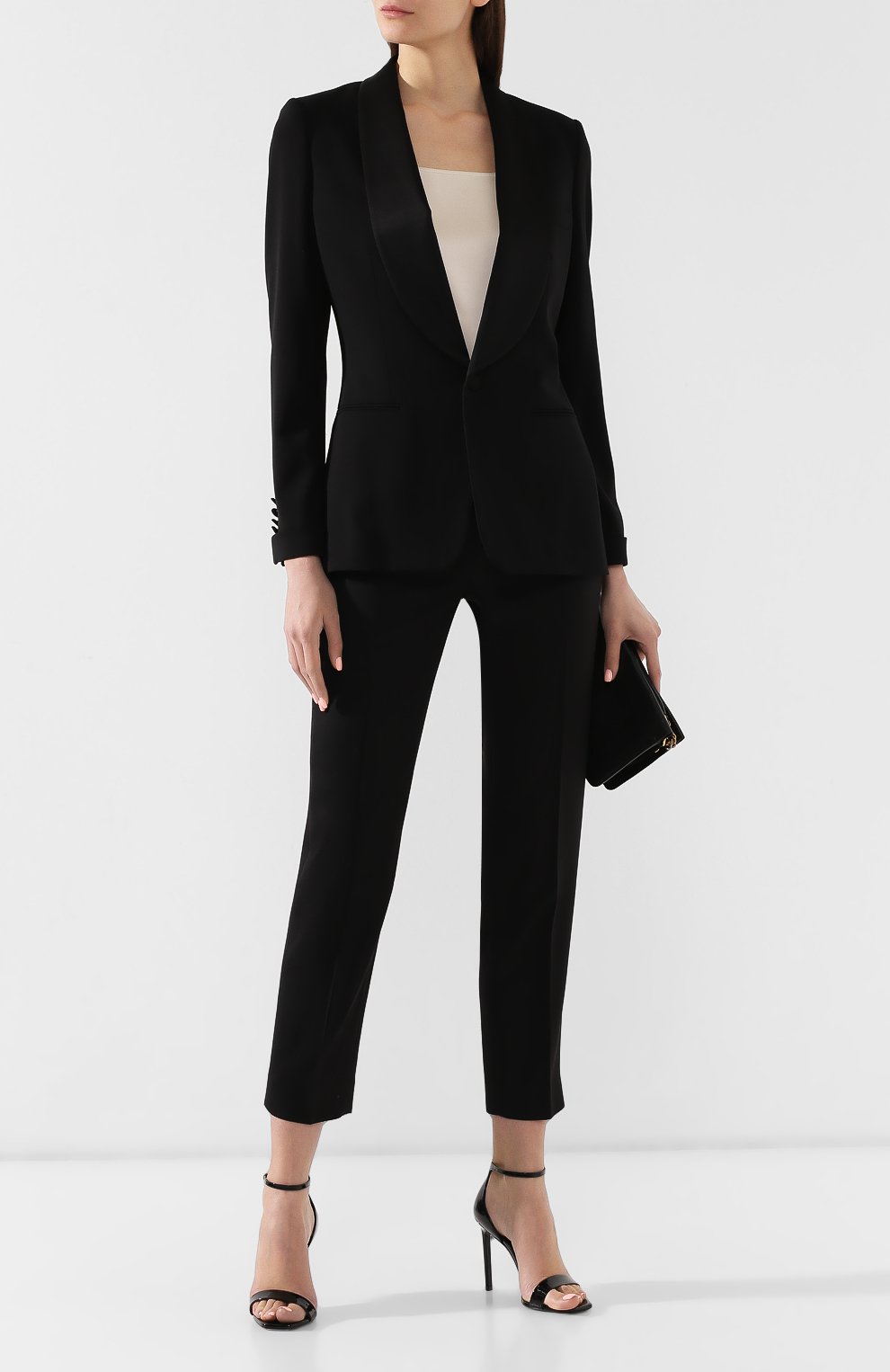 Шерстяной жакет RALPH LAUREN черного цвета по цене 235500 руб., арт. 911/IXJ52/FXJ52, фото 2 Шерстяной жакет RALPH LAUREN, арт. 911/IXJ52/FXJ52, фото 2
