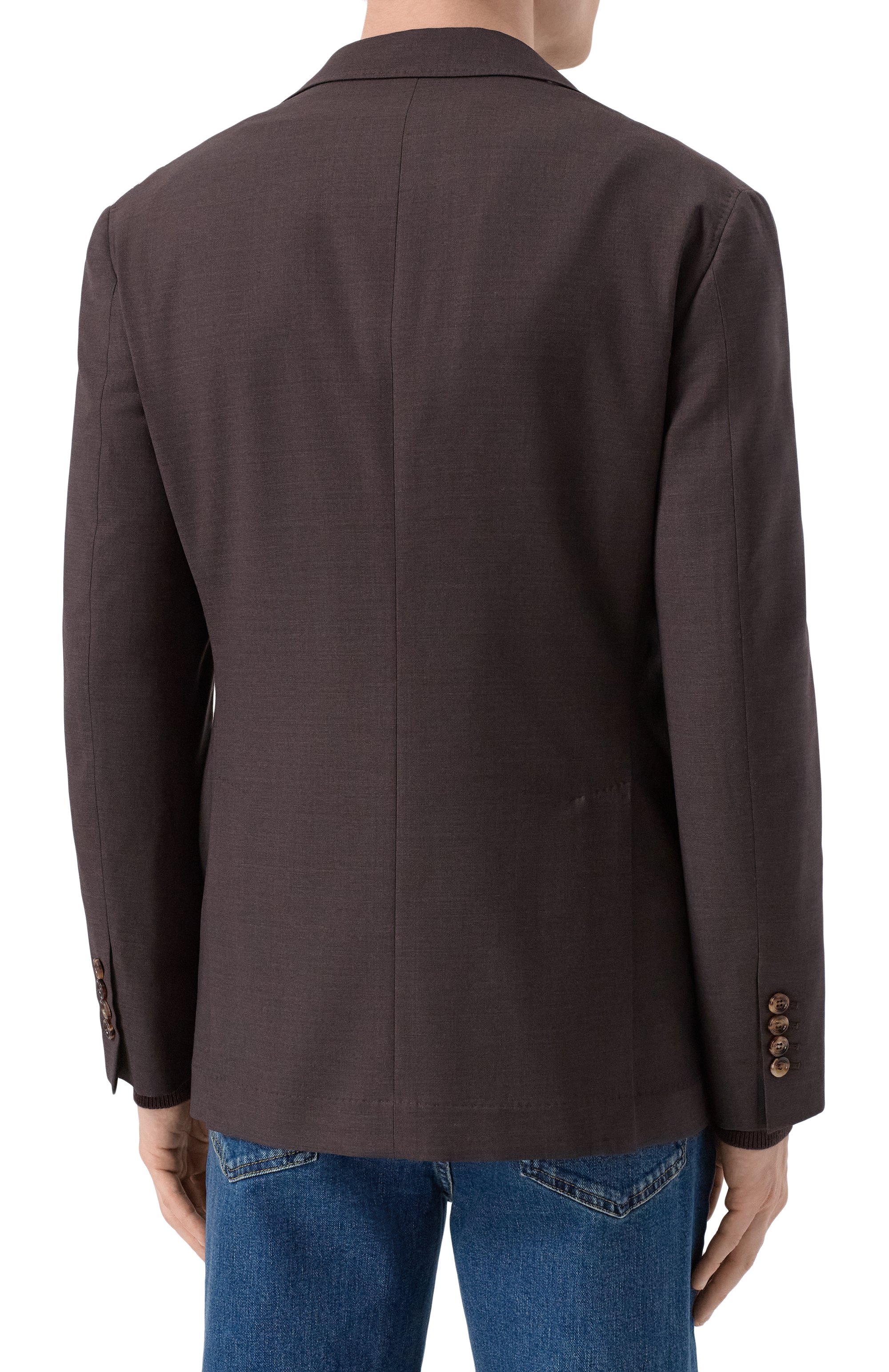 Шерстяной пиджак BRUNELLO CUCINELLI, арт. MB423LDWH_1, фото 5