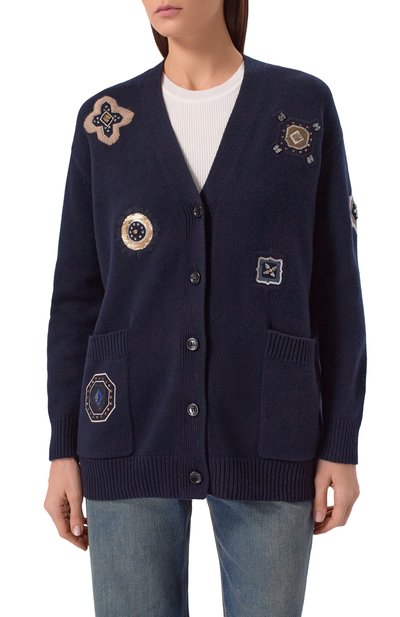 Кардиган из шерсти и кашемира MAX MARA, арт. MXMGI0IRE, фото 3