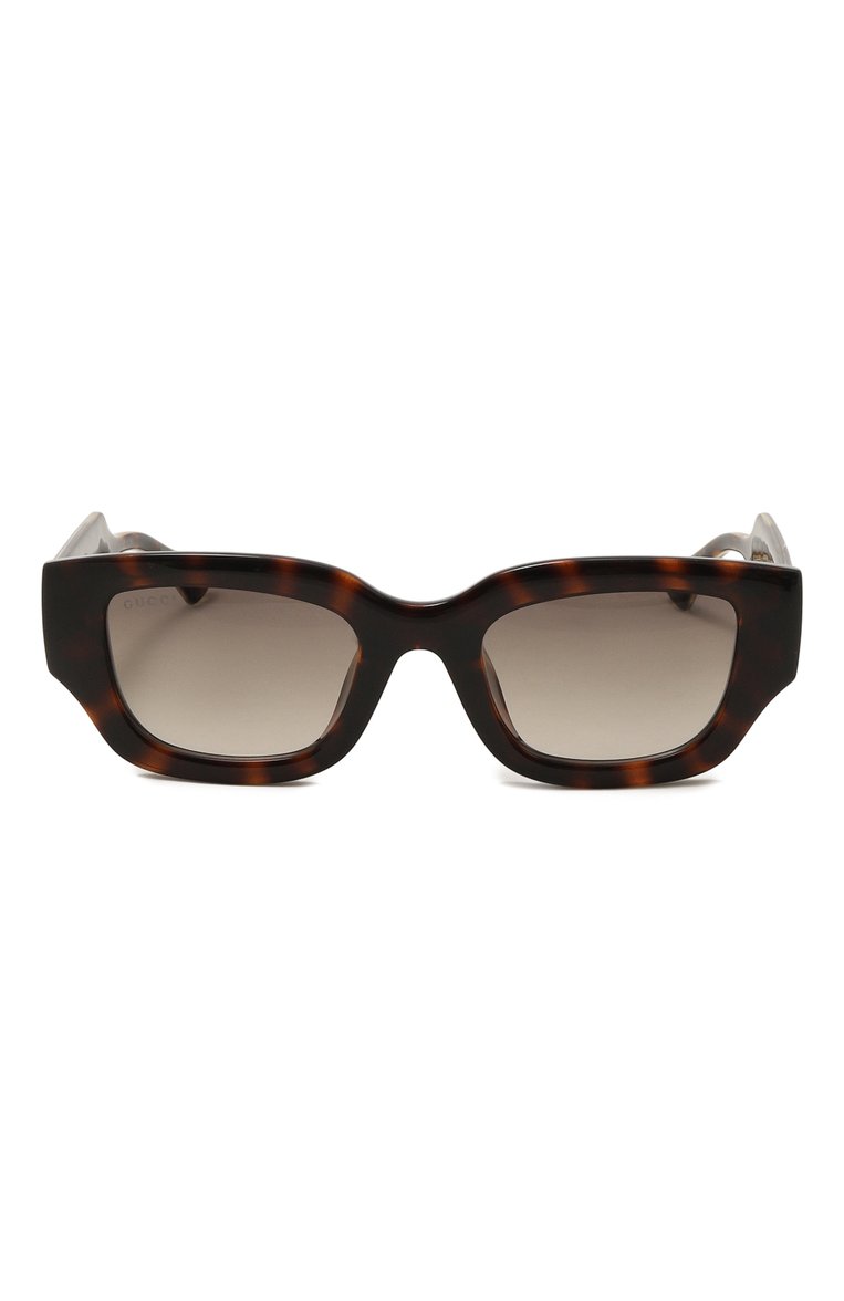 Женские солнцезащитные очки GUCCI коричневого цвета, арт. GG1558SK 002 | Фото 3 (Региональные ограничения белый список (Axapta Mercury): Не проставлено; Нос: Не проставлено; Материал: Металл; Тип очков: С/з; Оптика Гендер: оптика-женское; Очки форма: Квадратные)